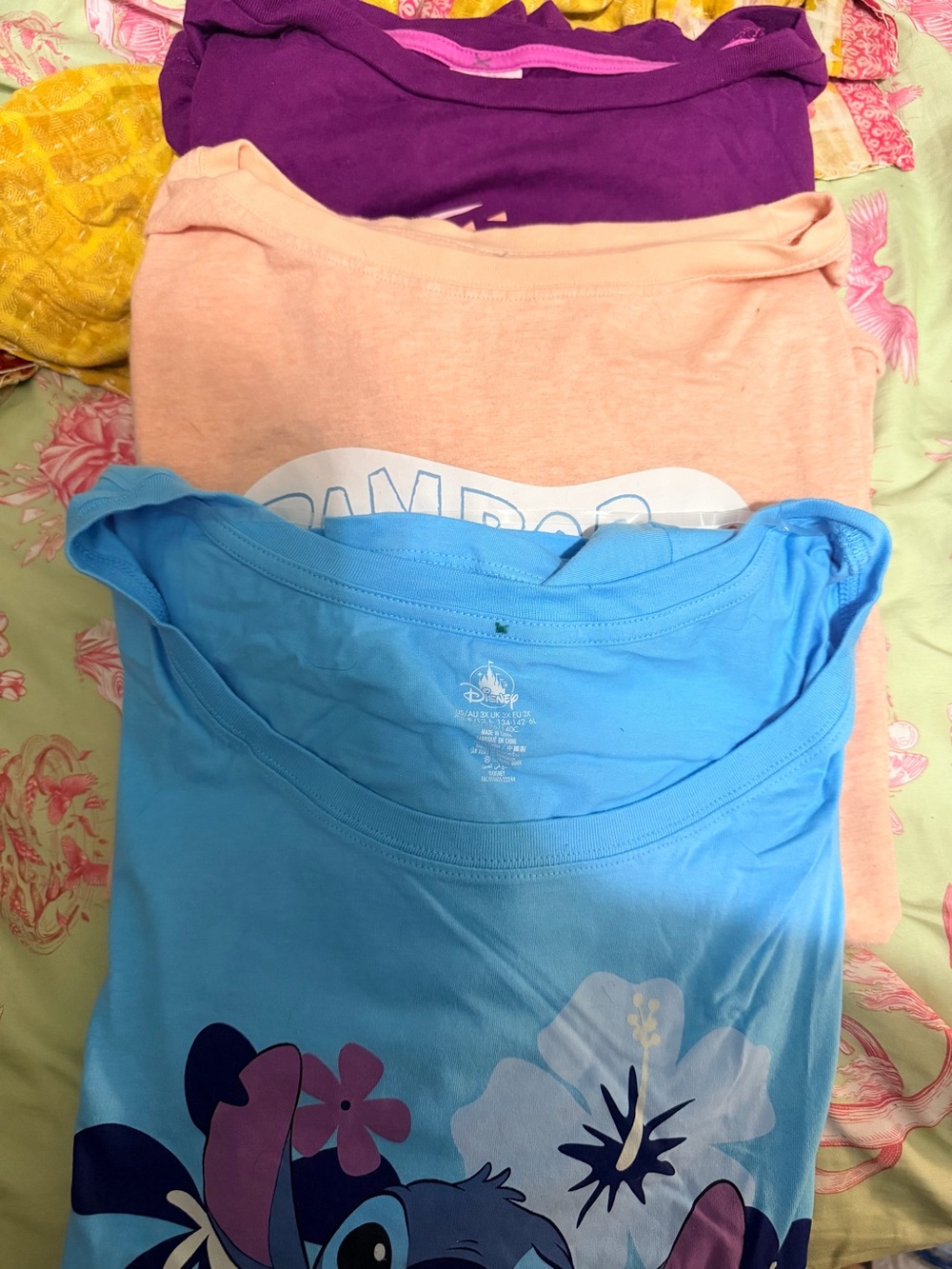 3 Disneyland Resort tees